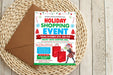 Editable Holiday Pop-Up Event Flyer for Shopping