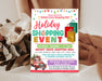 Printable Holiday Pop-Up Event Flyer Editable Template