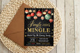 Printable Jingle and Mingle Christmas Invite