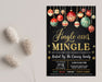 Printable Jingle and Mingle Christmas Invite