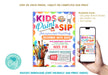 Customizable Kids Sip and Paint Flyer | Kids Painting Event Invite Template