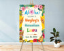 Luau Party Welcome Sign Template | Hawaiian Tropical Party Sign