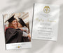 Customizable Minimalist Nurse Graduation Invitation Template | Medical Grad Invite