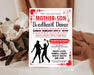 DIY Mother and Son Dance Flyer Template | School Valentine Sweetheart Dance Invitation