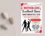DIY Mother and Son Dance Flyer Template | School Valentine Sweetheart Dance Invitation