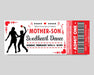 Customizable Mother Son School Sweetheart Dance Ticket  and Flyer Bundle | School Valentine's Dance Template