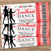 DIY Mother Son School Sweetheart Dance Ticket  and Flyer Template | School Valentine's Dance Bundle