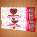 DIY Mother Son Valentine's Day Dance Ticket and Flyer Bundle | School Heart Day Dance Template