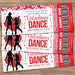 Customizable Mother Son Valentine's Day Dance Ticket and Flyer | School Heart Day Dance Bundle