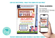 Customizable Movies In The Park Fundraiser Flyer Template | Community Fundraising Event Flyer