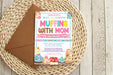 DIY Muffins With Mom Flyer Template | School Muffins Flyer Invitation