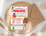 DIY Pancakes and Pajamas Fundraiser Flyer | School PTA PTO Christmas Fundraiser Poster Template