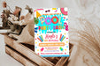 Customizable Pool Party Bash Invitation Flyer | Summer Party Bash Invite Template