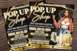 Pop Up Shop Flyer Template | Boutique Shopping Event Invitation