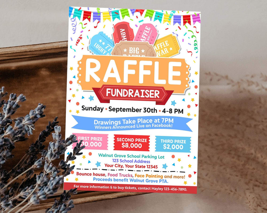 Fundraiser Raffle Flyer