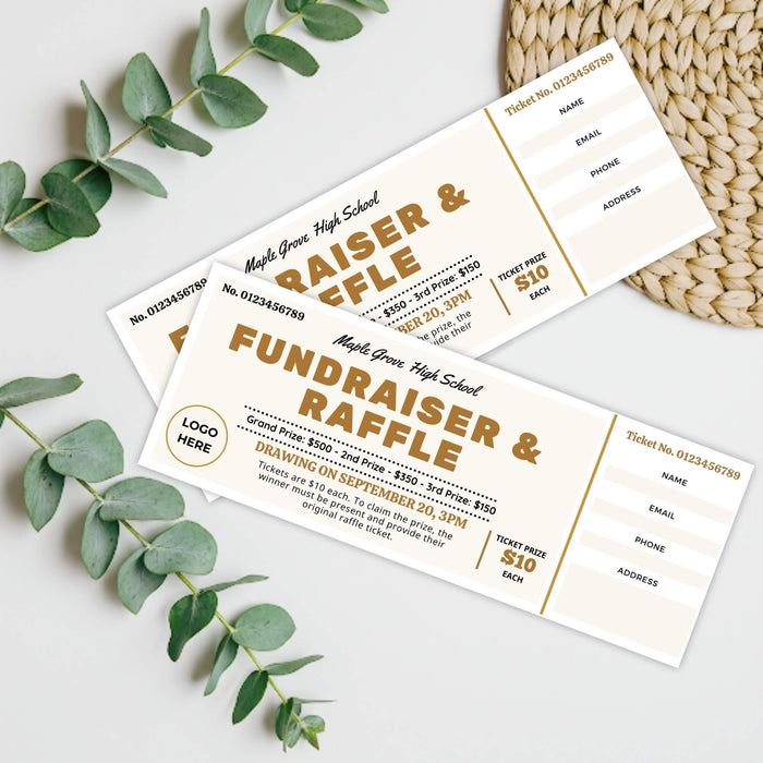 Sample Program During Raffle Drawing Customizable Fundraiser and Raffle Ticket Template | Drawing Ticket for ...
