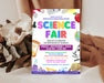 DIY Science Fair Flyer Template | PTA PTO School Science Lab Fundraiser Flyer Invite