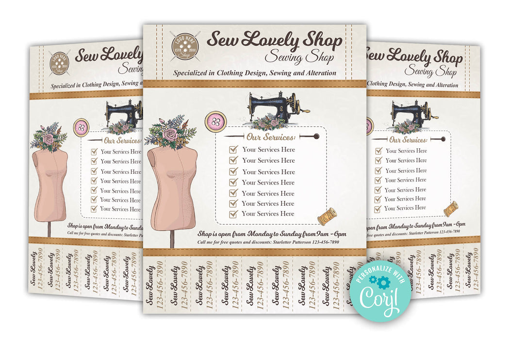 customizable-sewing-business-card-template-tailor-seamstress-and-crafter-business-handout-posh-park for Downloadable Printable Free Tumbler Order Form Template Customizable Sewing Business Card Template | Tailor, Seamstress and Crafter Business Handout - Posh Park for Downloadable Printable Free Tumbler Order Form Template