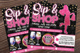 Customizable Sip and Shop Flyer Template | Pop Up Shop Event Invitation