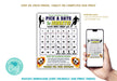 Soccer Pick A Date Fundraising | Football Sports Pick a Date to Donate Calendar Template