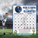 Soccer Calendar Fundraiser | Football Pick a Date to Donate Sports Fundraiser Template