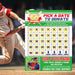 Softball Fundraising Donation Calendar Template | Sports Fundraiser Pick a Date to Donate