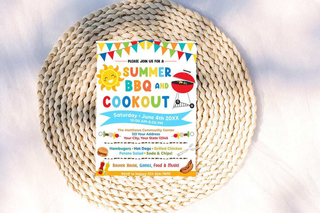 Cookout Invitations