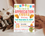 DIY Taco Bout An Appreciation Invite | Festival Themed Taco Fiesta Appreciate Invitation Flyer Template