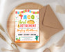 Customizable Taco Bout Retirement Invitation Template | Mexican Themed Fiesta Flyer Invite