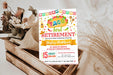 DIY Taco Bout Retirement Invite | Festival Themed Taco Fiesta Invitation Flyer Template