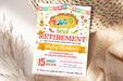 DIY Taco Bout Retirement Invite | Festival Themed Taco Fiesta Invitation Flyer Template