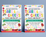 Customizable Tears and Cheers Breakfast Flyer | School PTA PTO Party Flyer Template
