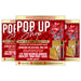 Valentine's Day Pop Up Shop Flyer | Sip and Shop Event Invitation Template