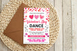Valentine's Day Dance Flyer Template | Sweetheart School Dance Invite