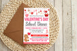 DIY Valentine's Day Dance Flyer Template | School Valentine Dance Invitation