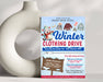 Customizable Winter Clothing Drive Flyer Template | School and Community Holiday Fundraiser Poster Invite