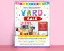 Customizable Yard Sale Flyer | Sale Event Flyer Template