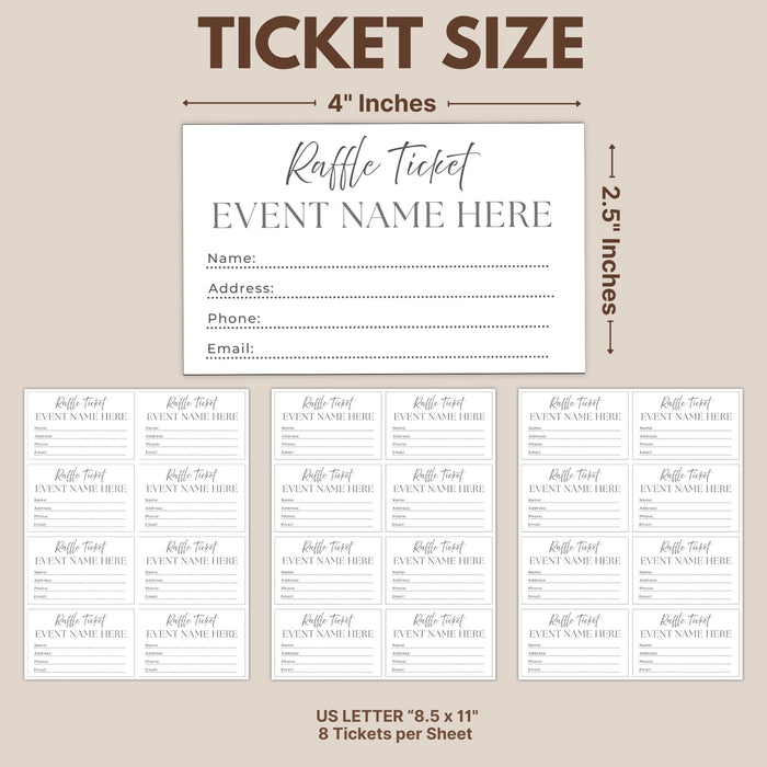 customizable-event-raffle-ticket-template-enter-to-win-raffle-entry-form-posh-park for Free Printable Enter To Win Tickets Customizable Event Raffle Ticket Template | Enter to Win Raffle Entry Form - Posh Park for Free Printable Enter To Win Tickets