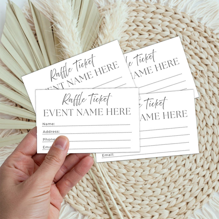 Customizable Event Raffle Ticket Template | Enter to Win Raffle Entry Form - Posh Park customizable-event-raffle-ticket-template-enter-to-win-raffle-entry-form-posh-park