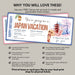 Editable Japan travel boarding pass gift ticket