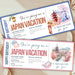 Japan boarding pass surprise travel ticket gift