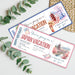 Creative Japan boarding pass printable travel gift
