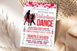 Mother and Son Valentine's Day Dance Flyer | School Dance Invitation Template