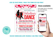 Customizable Mother Son Valentine's Day Dance Ticket and Flyer | School Heart Day Dance Bundle