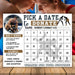 Editable wrestling fundraiser donation calendar template