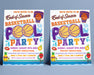 Customizable Basketball Pool Party Flyer | End of Season Sport Pool Bash Party Flyer Template