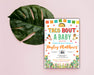 DIY Taco Bout A Baby Shower Mexican Themed Invitation | Fiesta Baby Shower Invite Template