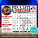 Editable sports fundraising calendar for wrestling