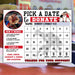 Editable wrestling team fundraising calendar