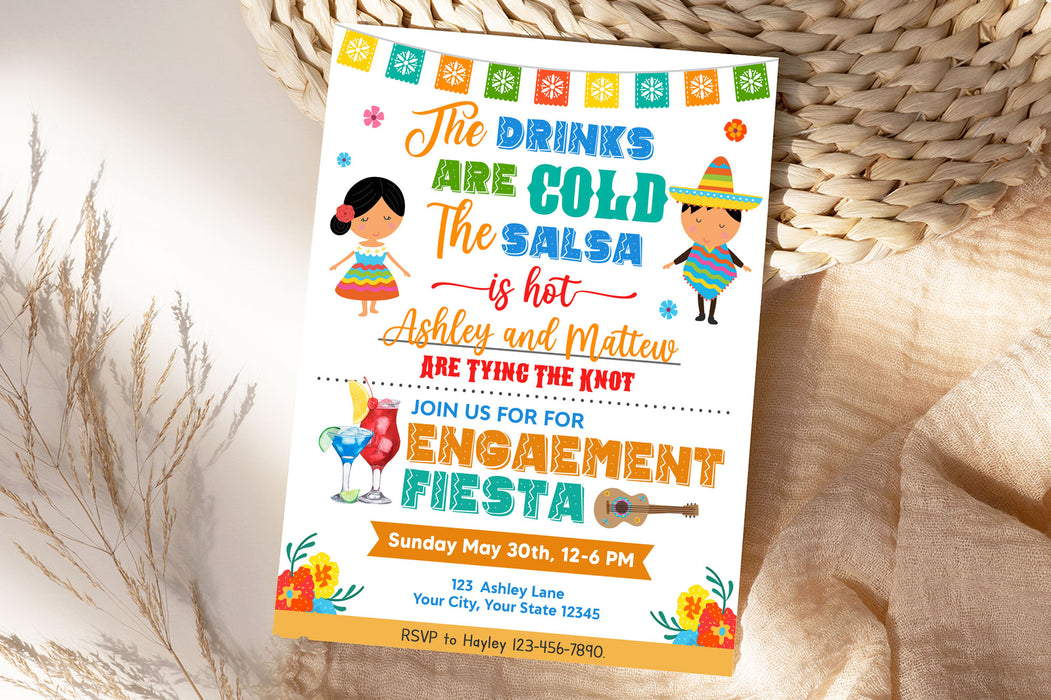 Fiesta Invitation Program Mexican Party Invitations